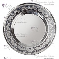 Серебряная тарелка «Кубачи» в Москве