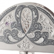 Салфетница с чернением , арт №6447