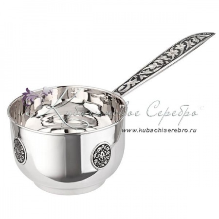 Ковш ручной работы с оксидированием на 810 мл, арт №2416  Ковш ручной работы с оксидированием на 810 мл