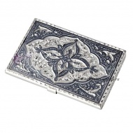 Визитница серебряная, арт №3033