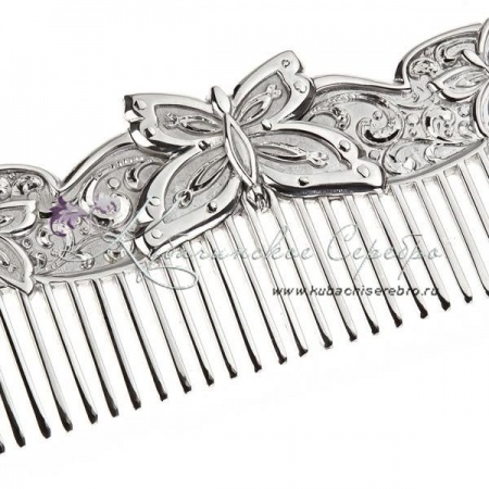 Расческа Бабочка, ручной работы!