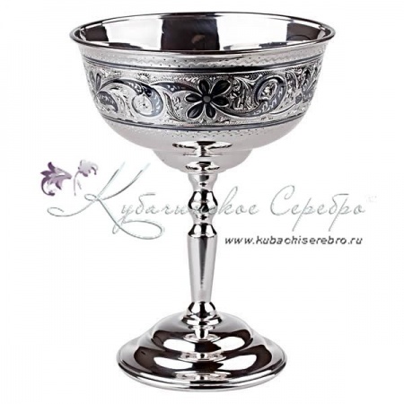 Креманка серебряная серия Кубачи 