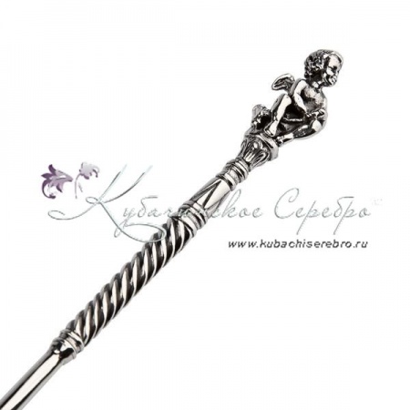 Серебряная чайная ложка  Серебряная чайная ложка Ангел