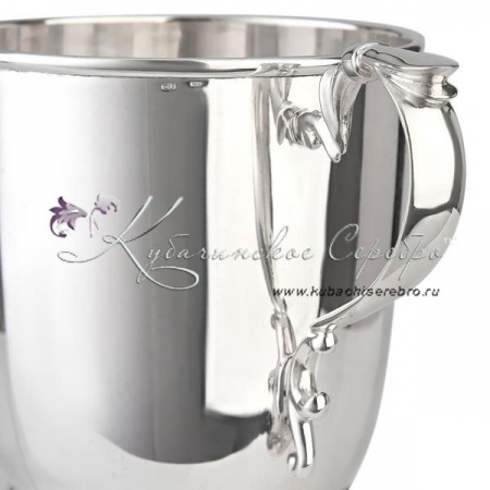 Кружка из серебра 999 пробы на 220 мл 
