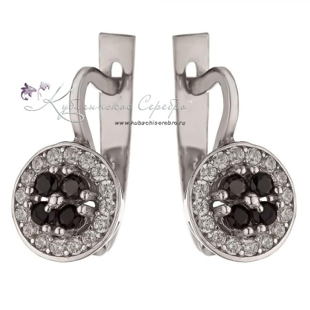 Серьги с агатом 