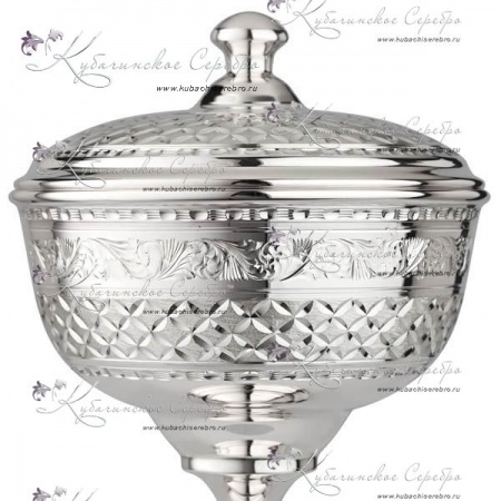 Вареньица из серебра с огранкой 