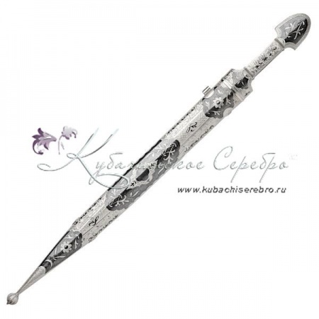 Кинжал с чернением, лезвие булат, 60,5 см , арт №5022/1 Кинжал с чернением, лезвие булат, 60,5 см