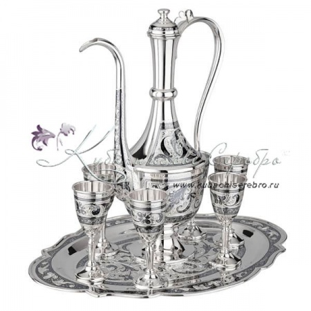 Коньячный сервиз серия  Коньячный сервиз серия Кубачи Люкс