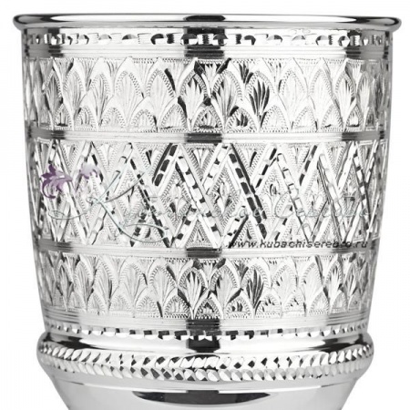Стакан из серебра 999 пробы на 440 мл 
