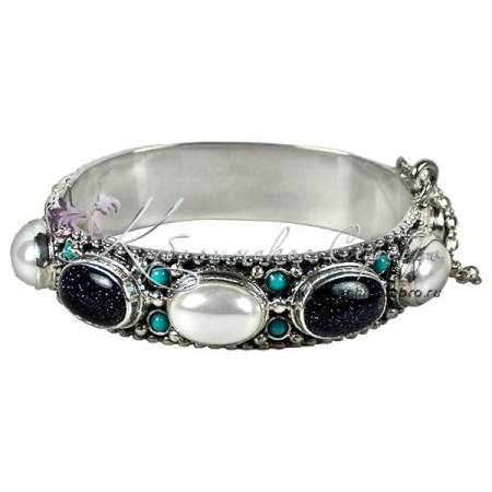 Браслет серебряный Нефертити