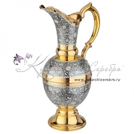 Кувшин с позолотой в авторском исполнении!, арт №2195 Кувшин с позолотой в авторском исполнении!