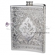 Фляга из серебра 925 пробы на 250 мл , арт №1955