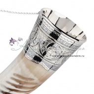 Рог быка серебряный, арт №1488