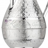 Серебряный кувшин «Чешуя» на 1400 мл, исполнение «Эконом». Лучшая цена!, арт №4553