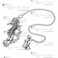 Ионизатор воды серебряный "Морской конек" 1006/2