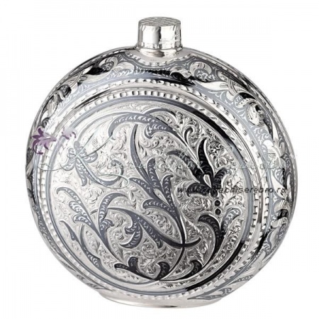 Фляга серебряная на 830 мл 