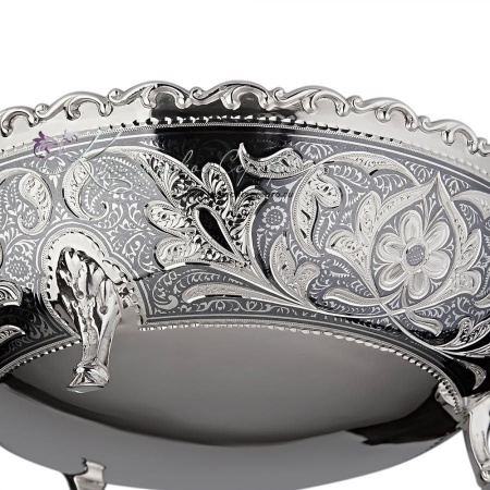 Ваза серебряная серия Жасмин