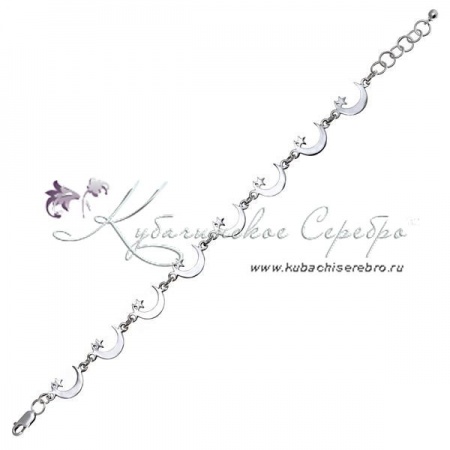 Браслет Полумесяц со звездой 