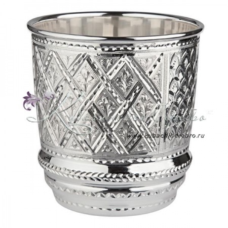Стакан из серебра 999 пробы на 380 мл 