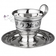 Чайная пара серия "Кубачи" на 140 мл  2113