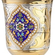 Стакан с горячей эмалью на 170 мл , арт №6196