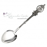 Серебряная чайная ложка "Водолей" 1757