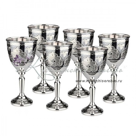 Набор рюмок для вина в исполнении   Набор рюмок для вина в исполнении  Эксклюзив на 80 мл