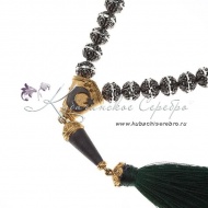 Чётки мусульманские с оксидированием, арт №6845