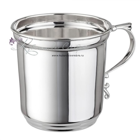 Кружка из серебра 999 пробы на 300 мл 