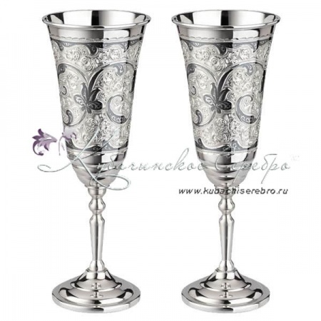 Бокалы под шампанское Свадебные на 190 мл 