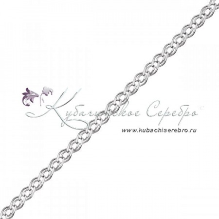 Цепь серебряная Нонна граненая,  ширина 5 мм 