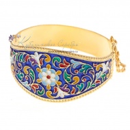 Браслет с горячей эмалью 3307 