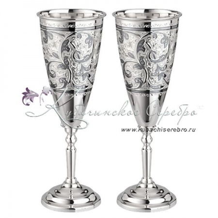 Набор бокалов под шампанское Люкс на 180 мл