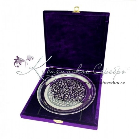 Поднос серебряный серия  Поднос серебряный серия Космос