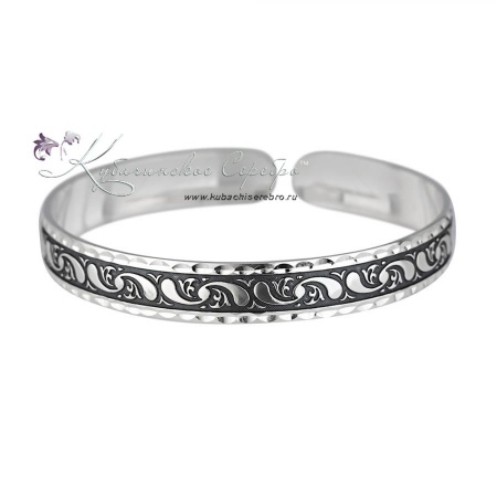 Браслет с оксидированием Волна 