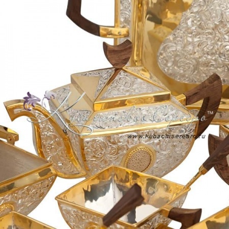 Чайный сервиз на 6 персон в авторском исполнении! 