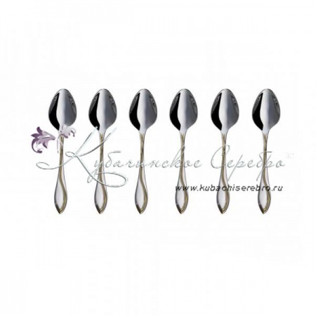 Набор 6 М-9 Волна чайный с золочением
