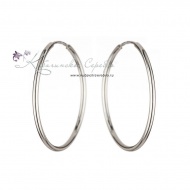 Серьги-конго серебряные (Новинка) 2607/1