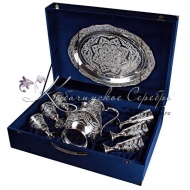 Набор из серебра для сока