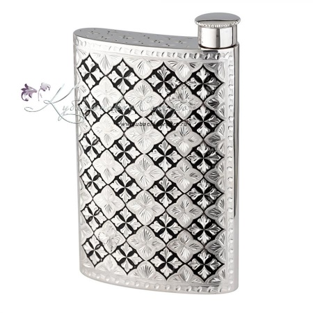 Фляга серебряная на 200 мл (Новинка)