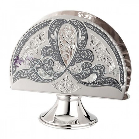 Салфетница с чернением , арт №6447 Салфетница с чернением