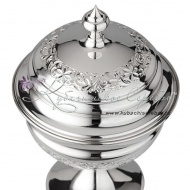 Вареньица с крышкой без чернения 925 пробы, арт №4426/2