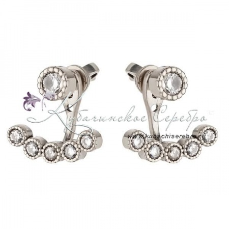 Серьги серебряные гвоздики