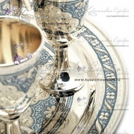 Коньячный сервиз из серебра