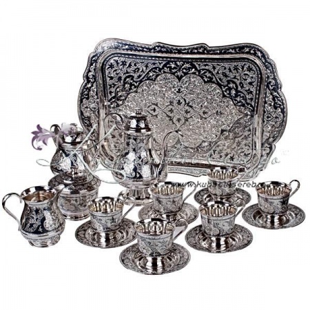Чайный сервиз в исполнении  Люкс на 6 персон