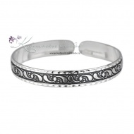 Браслет с оксидированием "Волна"  3433 