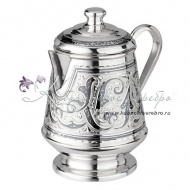 Молочник с крышкой серия "Кубачи Люкс" на 250 мл  3004/1