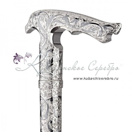 Трость серебряная, авторская работа! 