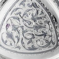 Поднос с чернением , арт №1126