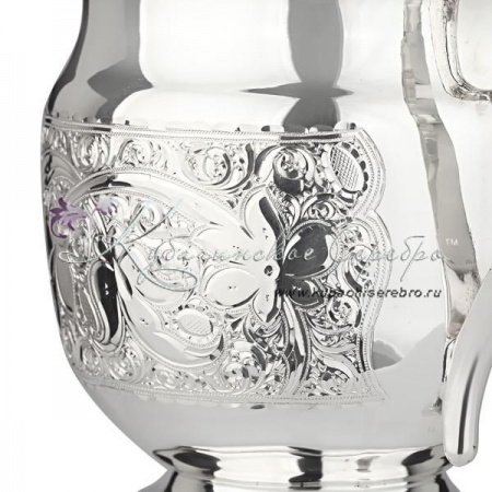 Кружка из серебра 999 пробы на 750 мл 